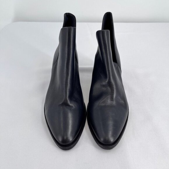 Free People Charm Double V Ankle Boot Women's Size 38 in Black Block Heel - Picture 4 of 15